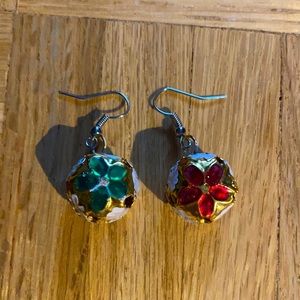 Homemade earrings.